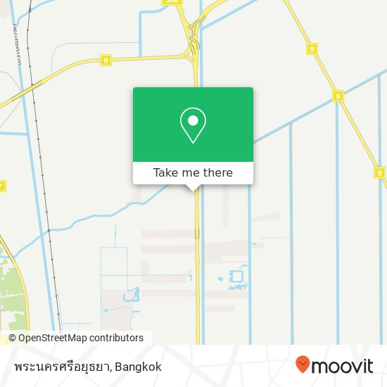 พระนครศรีอยุธยา map