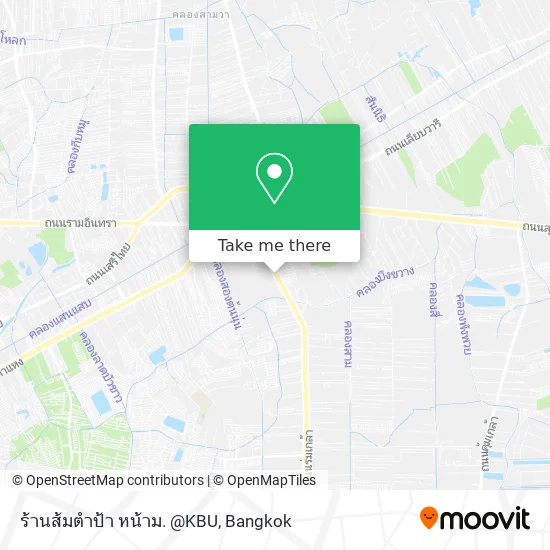 ร้านส้มตำป้า หน้าม. @KBU map