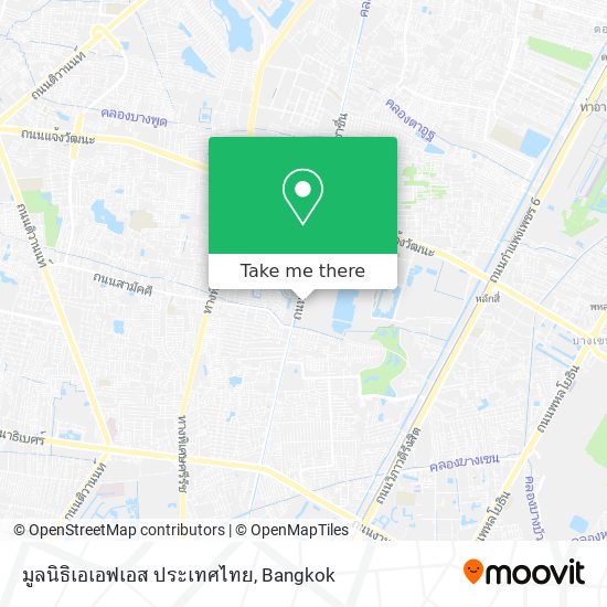 มูลนิธิเอเอฟเอส ประเทศไทย map