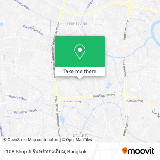 108 Shop ถ.จันทร์ทองเอี่ยม map