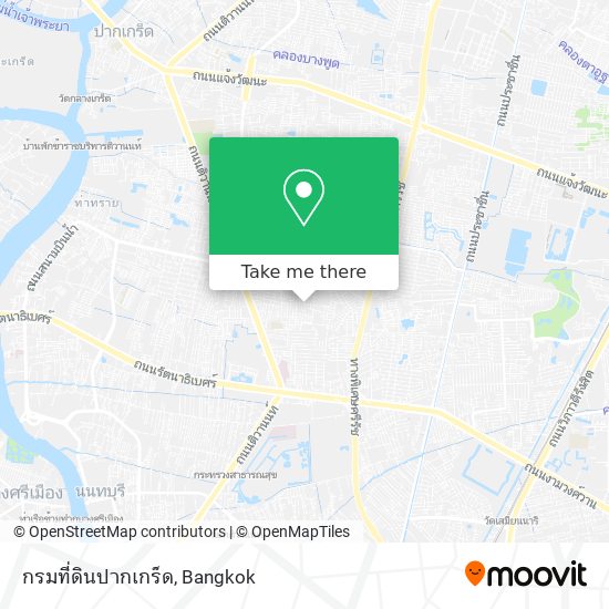 กรมที่ดินปากเกร็ด map