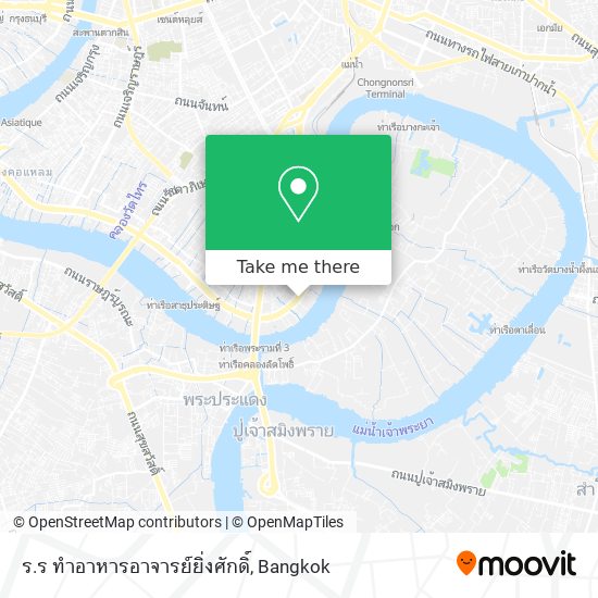 ร.ร ทำอาหารอาจารย์ยิ่งศักดิ์ map