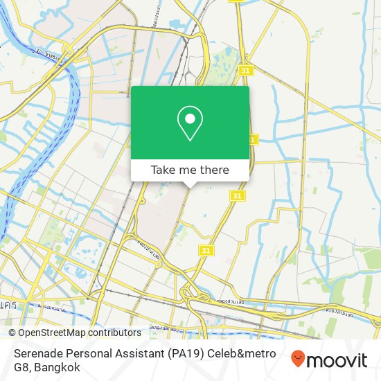 Serenade Personal Assistant (PA19) Celeb&metro G8 map