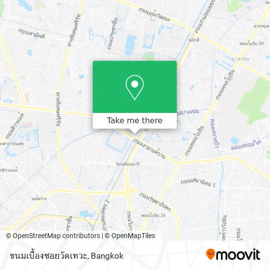 ขนมเบื้องซอยวัดเทวะ map
