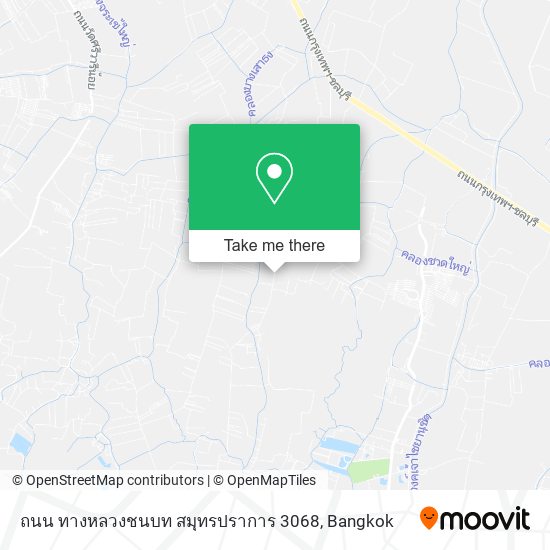 ถนน ทางหลวงชนบท สมุทรปราการ 3068 map