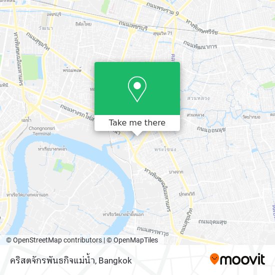 คริสตจักรพันธกิจแม่น้ำ map