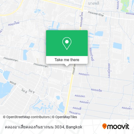 คลองอาเสี่ยคลองกันยาถนน 3034 map