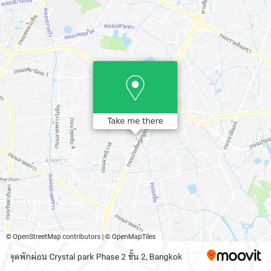 จุดพักผ่อน Crystal park Phase 2 ชั้น 2 map