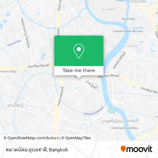ตลาดนัดม.อุบลชาติ map