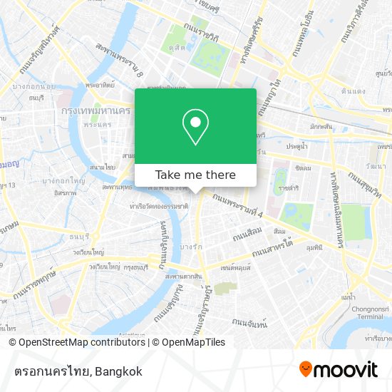ตรอกนครไทย map