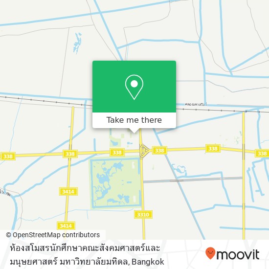 ห้องสโมสรนักศึกษาคณะสังคมศาสตร์และมนุษยศาสตร์ มหาวิทยาลัยมหิดล map