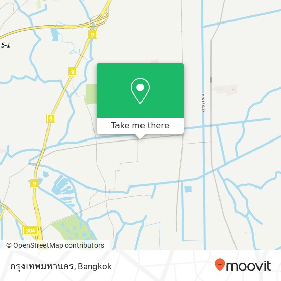 กรุงเทพมหานคร map