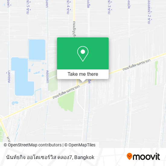 นันท์ธกิจ ออโตเซอร์วิส คลอง7 map