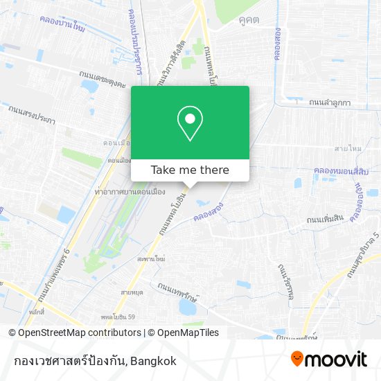 กองเวชศาสตร์ป้องกัน map