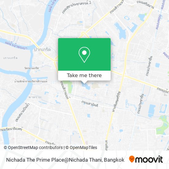 Nichada The Prime Place@Nichada Thani map