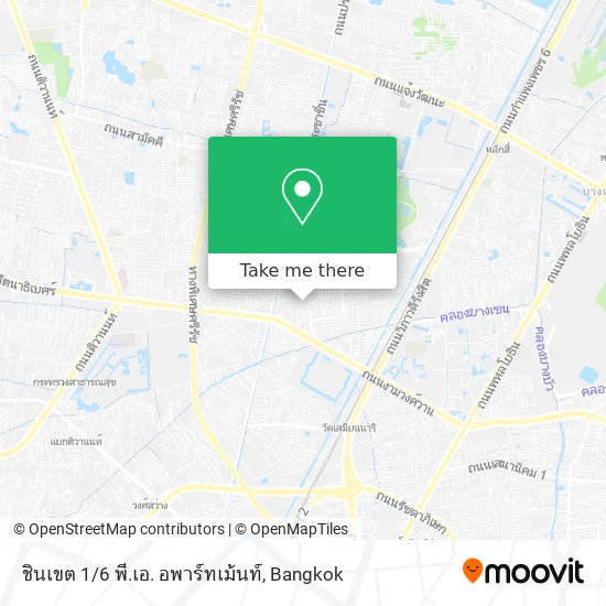 ชินเขต 1/6 พี.เอ. อพาร์ทเม้นท์ map