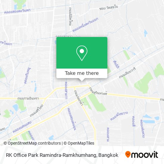 RK Office Park Ramindra-Ramkhumhang map