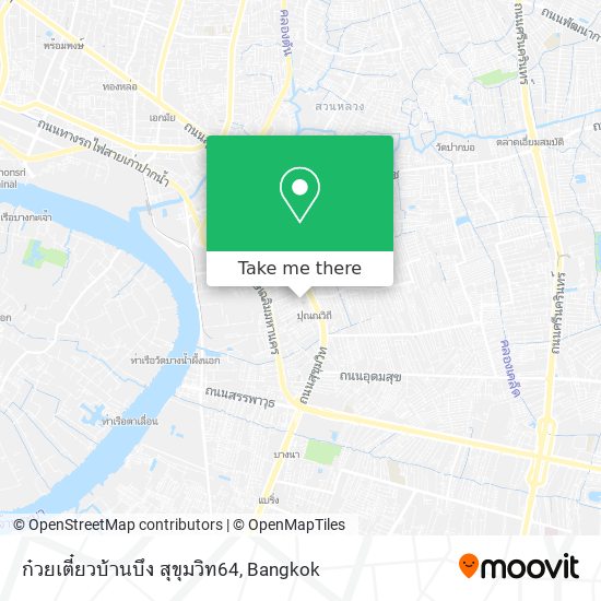 ก๋วยเตี๋ยวบ้านบึง สุขุมวิท64 map