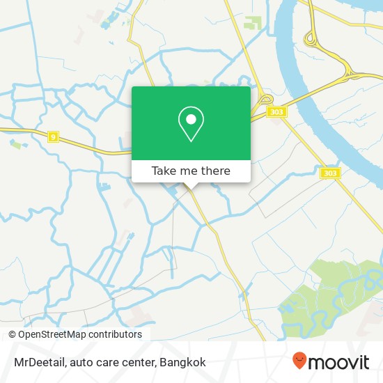 MrDeetail, auto care center map