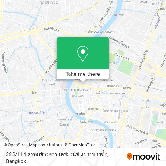 385 / 114 ตรอกข้าวสาร เตชะวนิช แขวงบางซื่อ map