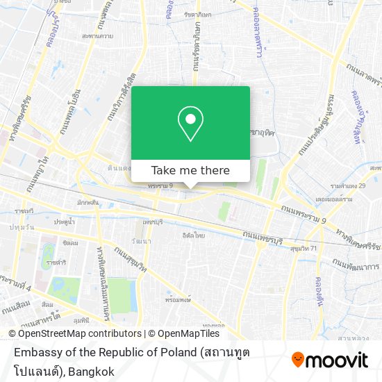 Embassy of the Republic of Poland (สถานทูตโปแลนด์) map