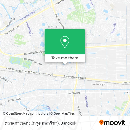 ตลาดการเคหะ.(กรุงเทพกรีฑา) map