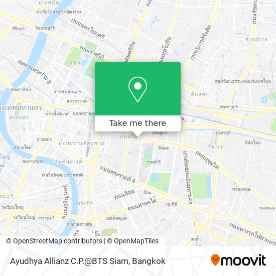 Ayudhya Allianz C.P.@BTS Siam map