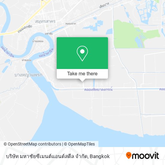 บริษัท มหาชัยซีเมนต์แอนด์สตีล จำกัด map