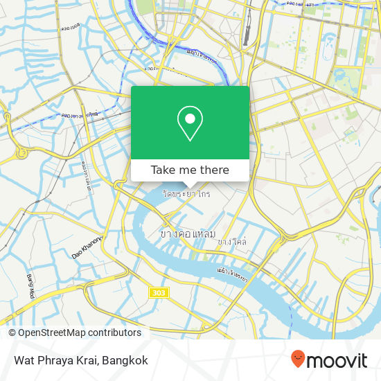 Wat Phraya Krai map