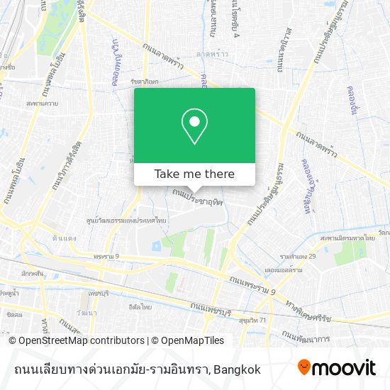 ถนนเลียบทางด่วนเอกมัย-รามอินทรา map
