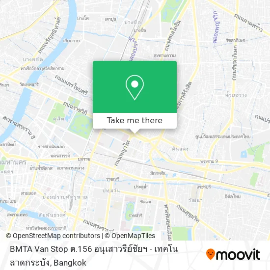 BMTA Van Stop ต.156 อนุเสาวรีย์ชัยฯ - เทคโนลาดกระบัง map
