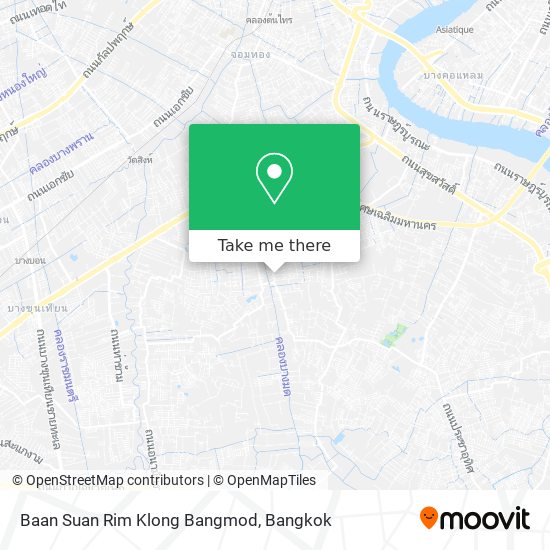 Baan Suan Rim Klong Bangmod map