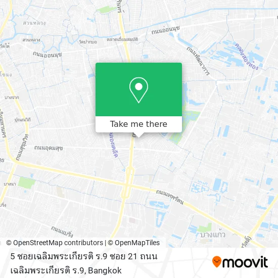 5 ซอยเฉลิมพระเกียรติ ร.9 ซอย 21 ถนนเฉลิมพระเกียรติ ร.9 map
