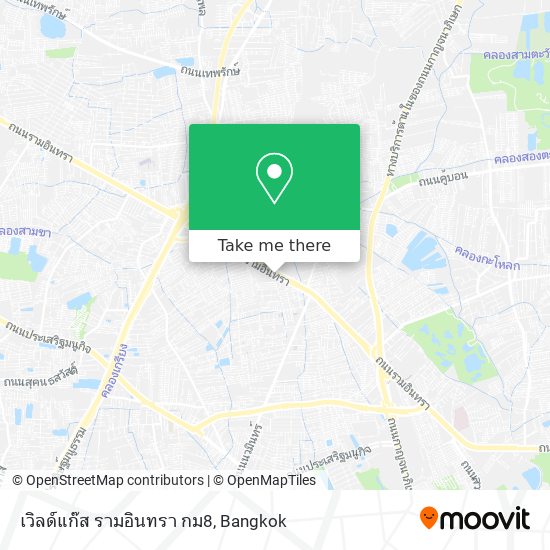 เวิลด์แก๊ส  รามอินทรา กม8 map