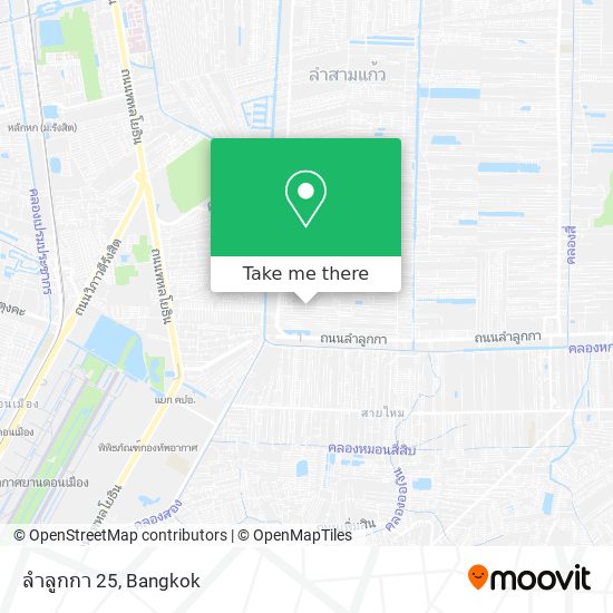ลำลูกกา 25 map