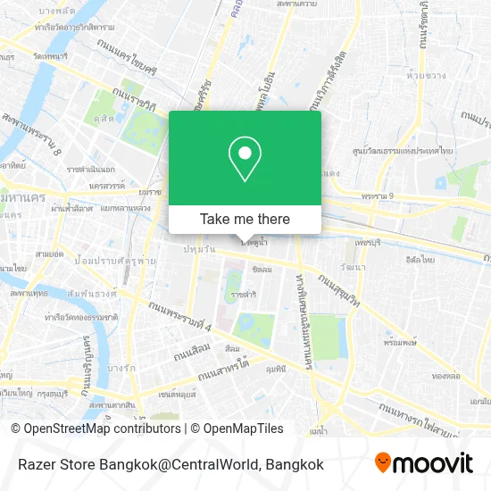 Razer Store Bangkok@CentralWorld map