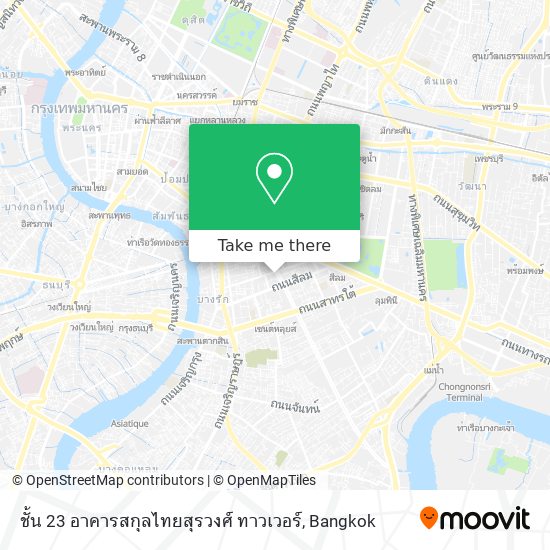 ชั้น 23 อาคารสกุลไทยสุรวงศ์ ทาวเวอร์ map