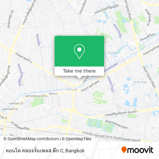 คอนโด คลองจั่นเพลส ตึก C map