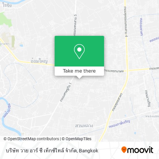 บริษัท วาย อาร์ ซี เท็กซ์ไทล์ จำกัด map