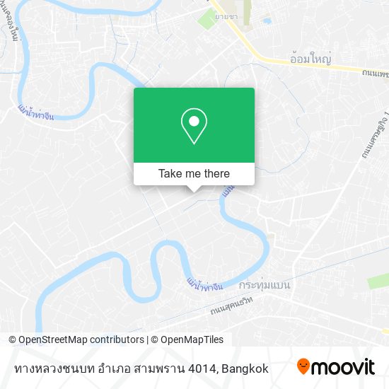 ทางหลวงชนบท อำเภอ สามพราน 4014 map