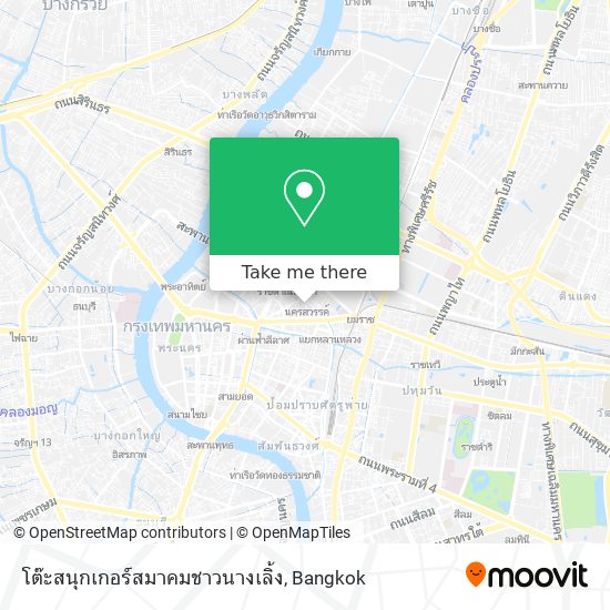 โต๊ะสนุกเกอร์สมาคมชาวนางเลิ้ง map