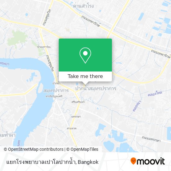 แยกโรงพยาบาลเปาโลปากน้ำ map