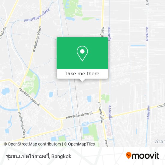 ชุมชนแปดไร่งามฉวี map