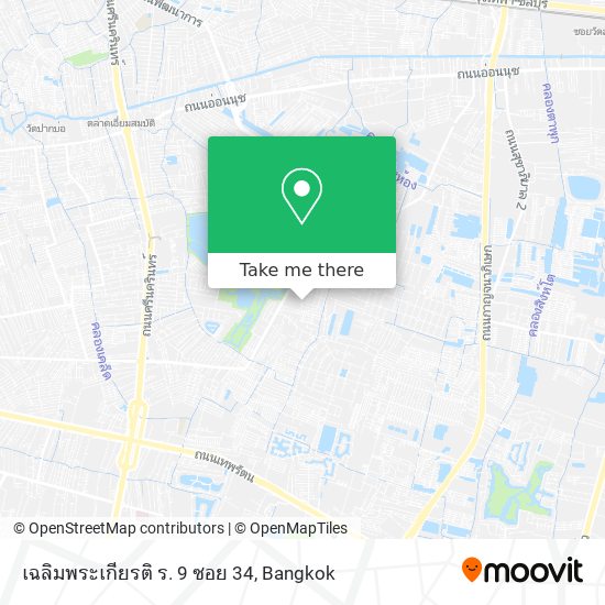 เฉลิมพระเกียรติ ร. 9 ซอย 34 map