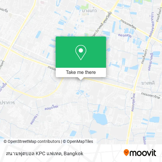 สนามฟุตบอล KPC แฟเทค map