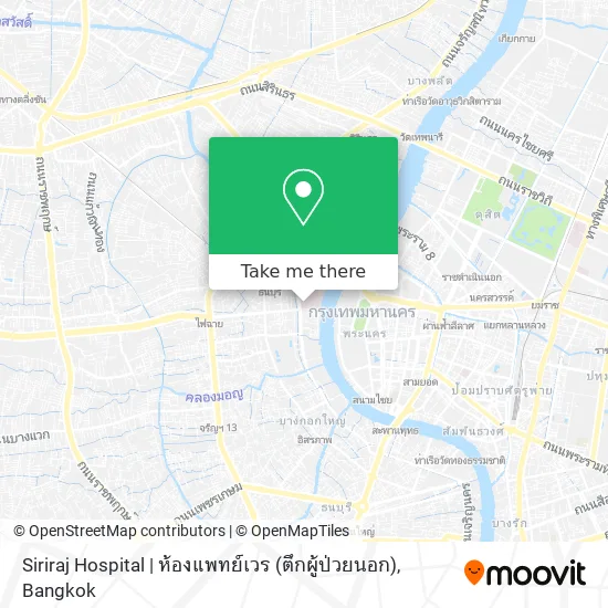 Siriraj Hospital | ห้องแพทย์เวร (ตึกผู้ป่วยนอก) map