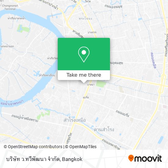 บริษัท ว.ทวีพัฒนา จำกัด map