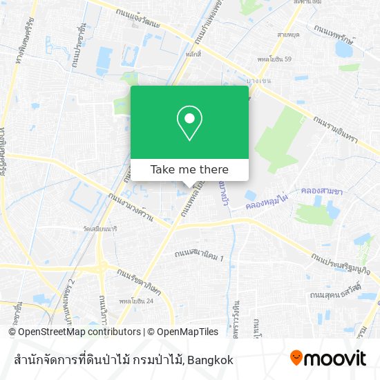 สำนักจัดการที่ดินป่าไม้ กรมป่าไม้ map