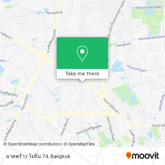 ลาดพร้าว วังหิน 74 map