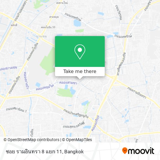 ซอย รามอินทรา 8 แยก 11 map